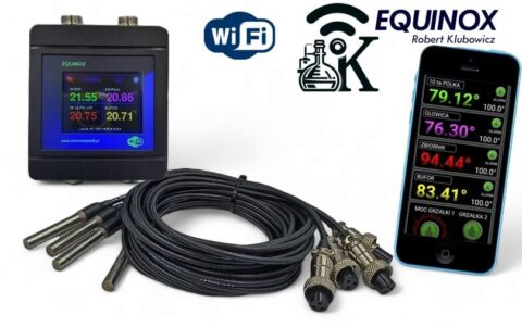 Termometr EQUINOX T-4 – Wi-Fi, Bluetooth i czujnik ciśnienia