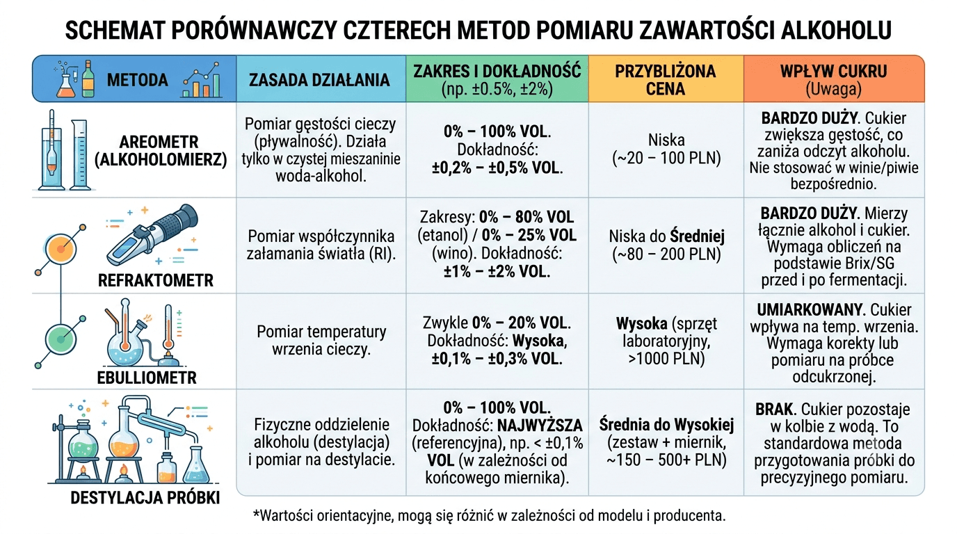 Jak zmierzyć zawartość alkoholu w nalewce i winie domowym